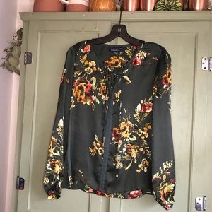 Gorgeous Silky Floral Top
